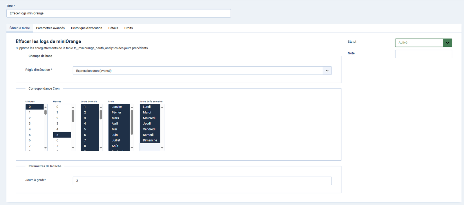 Capture d'écran du site RH Terre